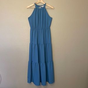 Blue maxi dress
